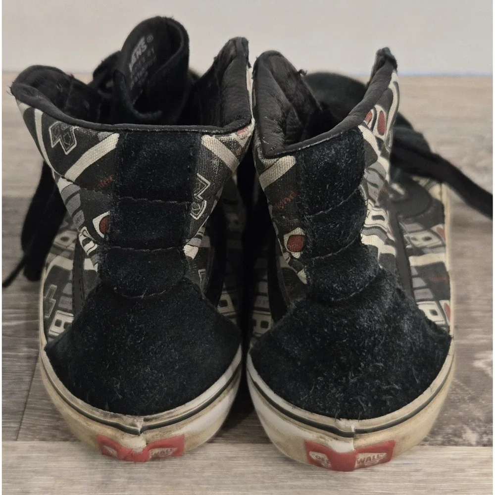 Vans Nintendo NES GAME OVER Controller SK8-HI Hightop Shoes Mens Sz 5 womens 6.5